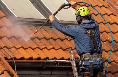 Démoussage et hydrofuge de toiture à Ganzeville